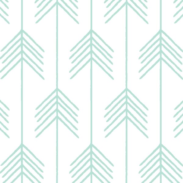 Vanes in Aloe on White