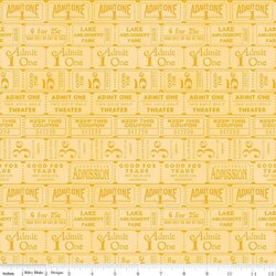 Ticket Row in Yellow