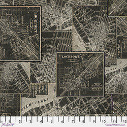 Map in Charcoal