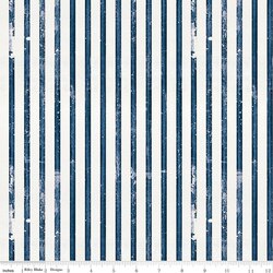 Faded Stripes in Blue
