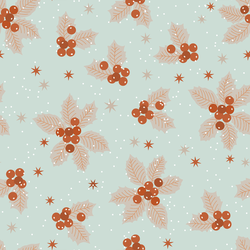 Holly Berries in Mint