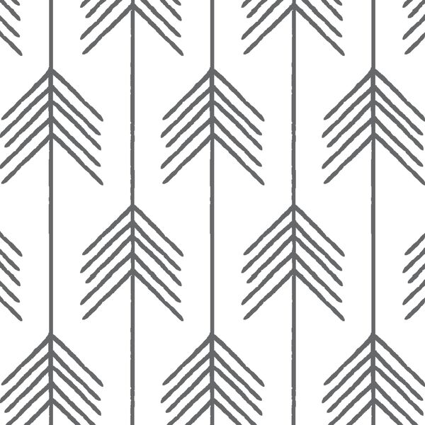 Vanes in Charcoal on White