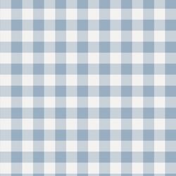 Gingham in Cornflower Blue