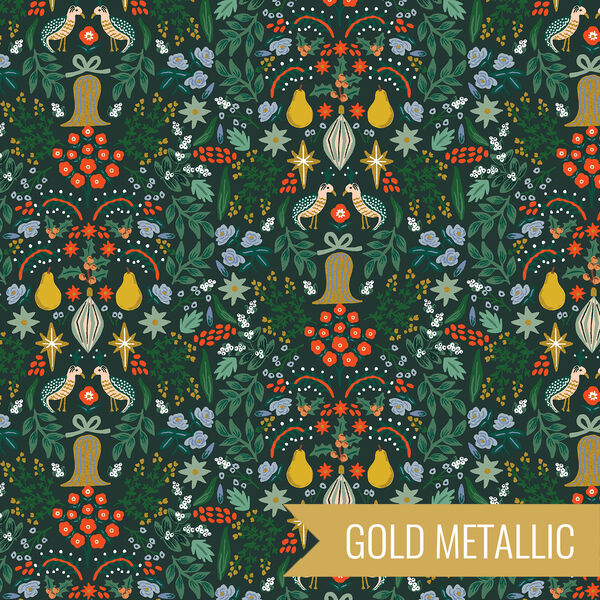 Partridge in Evergreen Metallic