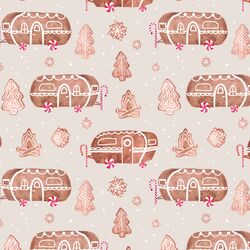 Gingerbread Campers in Oatmeal