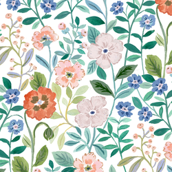 Large Wildflower Paradise in Summer Afternoon