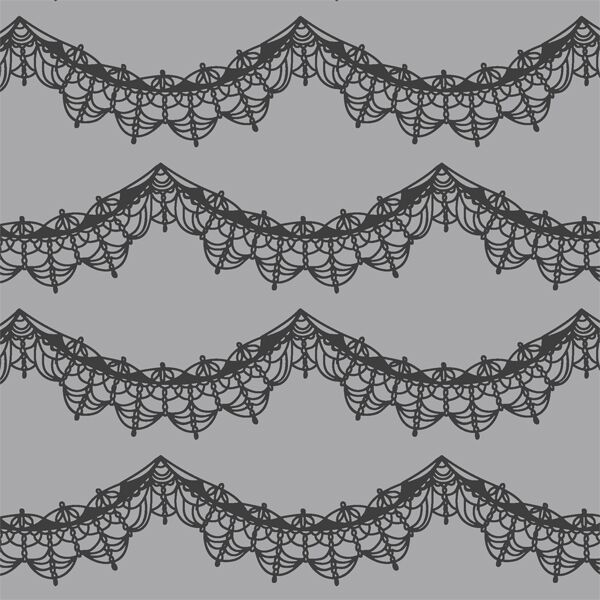 Gossamer Lace in Onyx