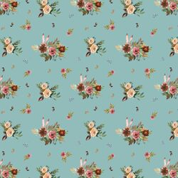 Small Fall Floral in Pool