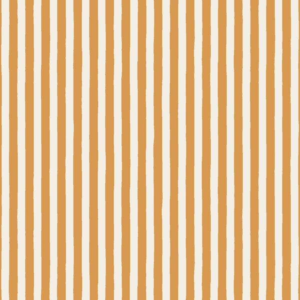 Merry Candy Stripe in Warm Golden Yellow