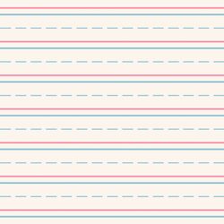 Lined Paper in Berry Blue and Candy Pink