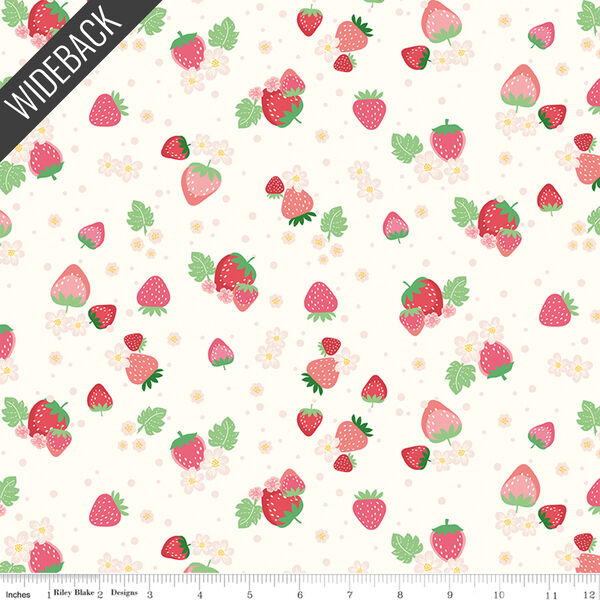 Berry Patch Wideback in Off White