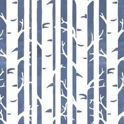 Birches in Azurite