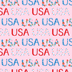 USA in Pink