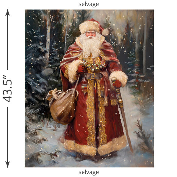 Victorian Santa Panel