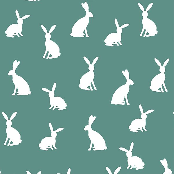 Cottontail Silhouette in Agate