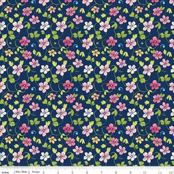 Blossoms in Navy