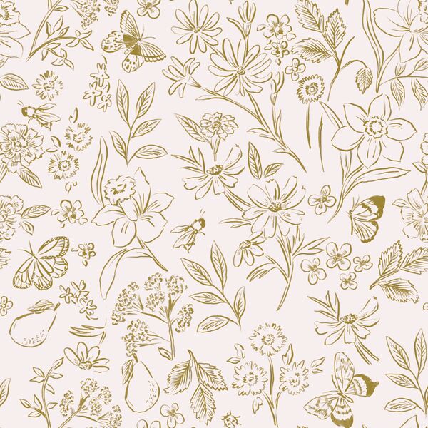 Sun Kissed Garden in Marshmellow Pink