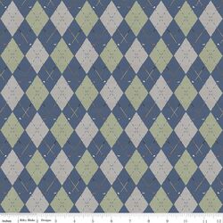 Argyle in Blue