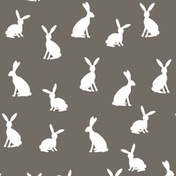 Cottontail Silhouette in Stone