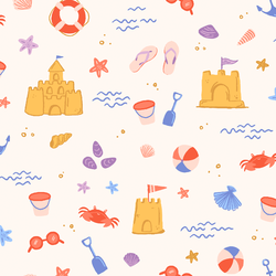 Day At The Beach in Summer