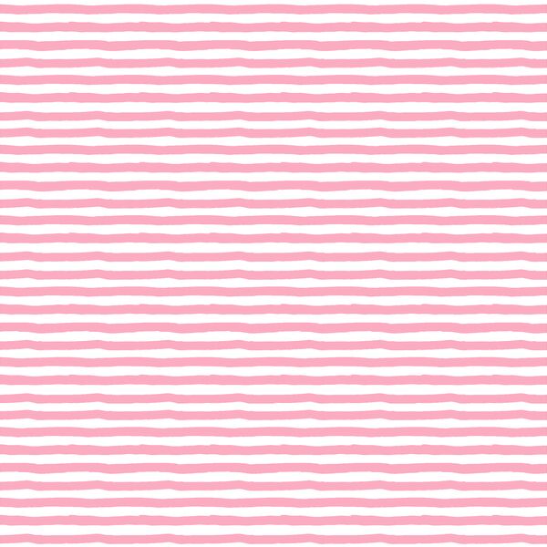 Little Painted Stripes in Pink Rose