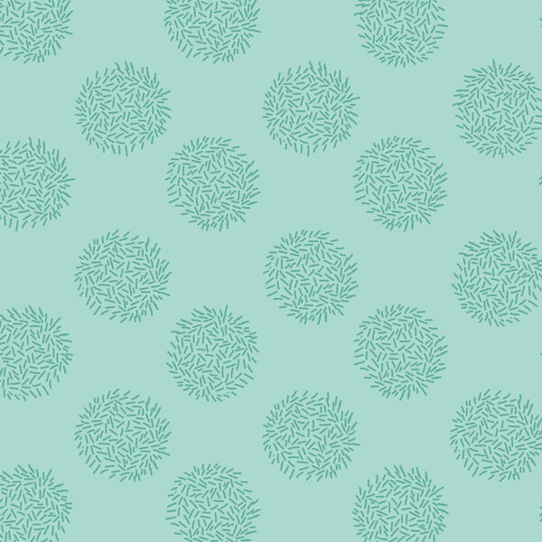 Fuzzy Dots in Turquoise
