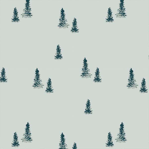The Woods in Ice Blue