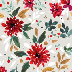 Large Ellie Floral in Winter