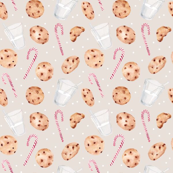 Milk and Cookies in Oatmeal