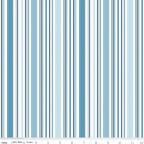 Stripes in Blue
