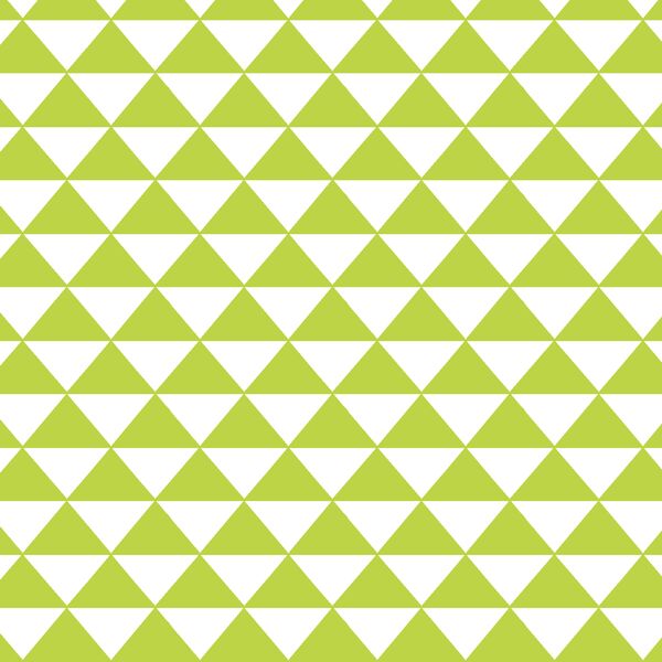 Triangle Mosaic in Lime