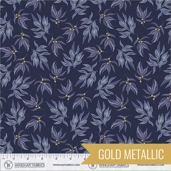 Sprig in Violet Metallic