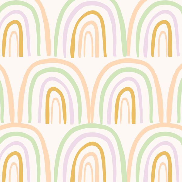 Large Rainbows in Retro Sunshine