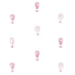 Polka Dot Balloons in Pink Dawn