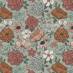 Montana Bloom in Blue Sage