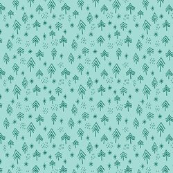 Trees in Peaceful Aqua