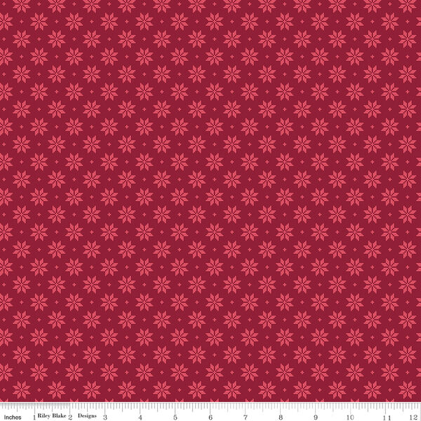 Stars in Dahlia Red