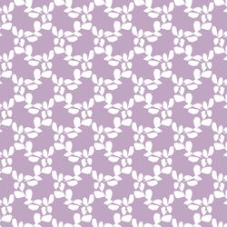 Leaf Art in Dark Lavender