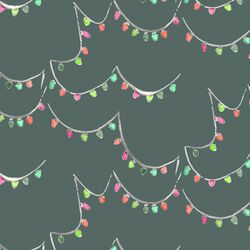 Holiday Lights in Dark Spruce