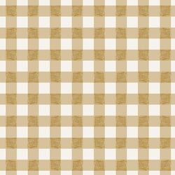 Watercolor Gingham in Hearth