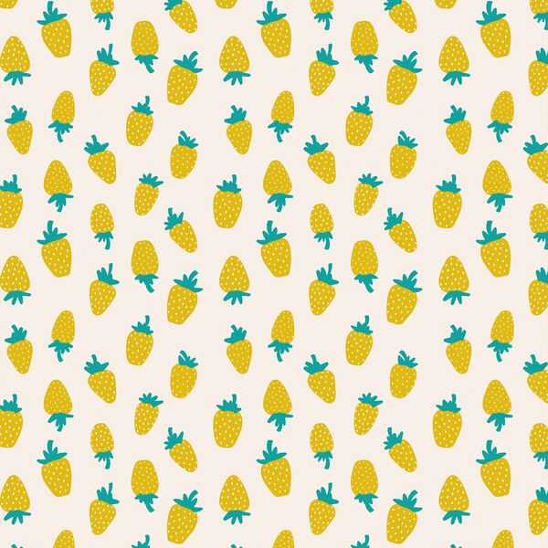 Very Berry Strawberries in Yellow