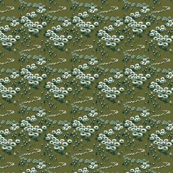 Little Flower Fields in Forest Green