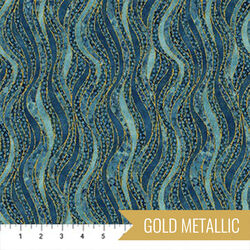 Vertical Wave in Dark Blue Shimmer