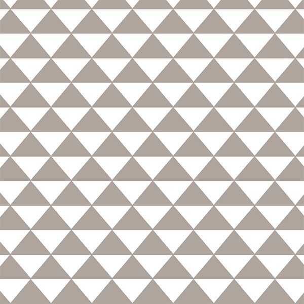 Triangle Mosaic in Taupe
