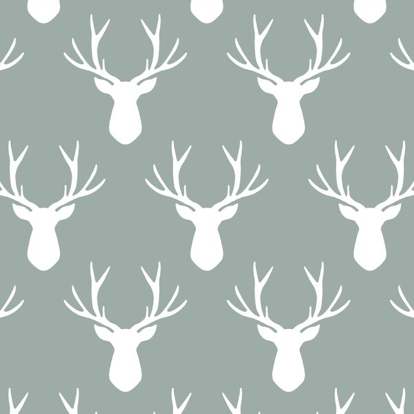 Stag Silhouette in Eucalyptus