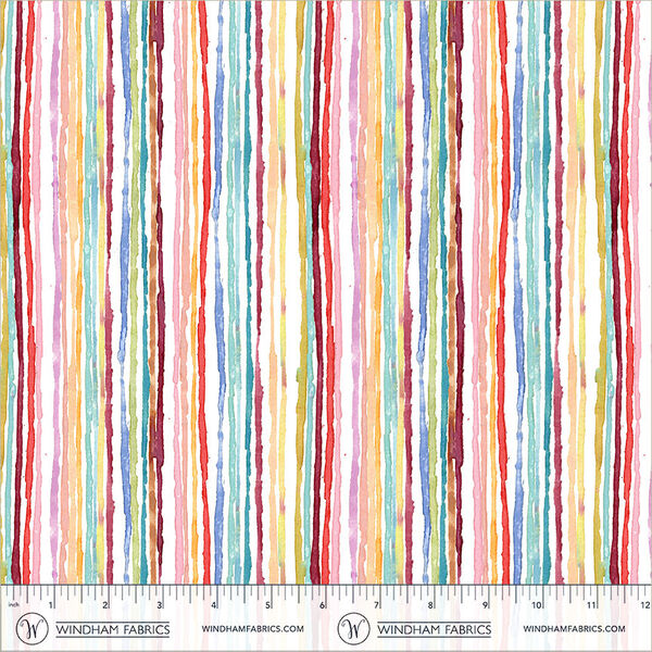 Straight and Narrow in White/Multi