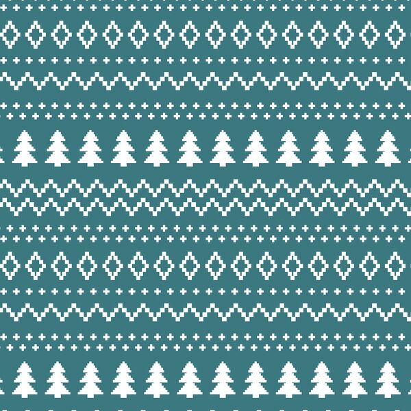 Winter Sweater in Ocean Blue