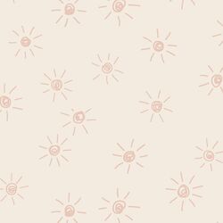 Large Suns in Ballet Pink on Egret