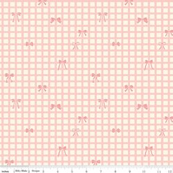 Gingham in Peaches 'n Cream