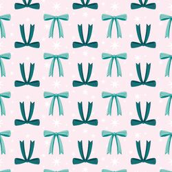 Velvet Bows in Mistletoe